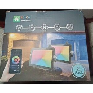 Gvvoo Home flood Light Waterproof 20w 1800LM 2 Pack IP66